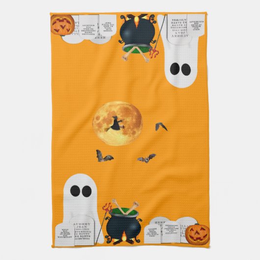 Halloween Kitchen Towel Theedoek (Verticaal)
