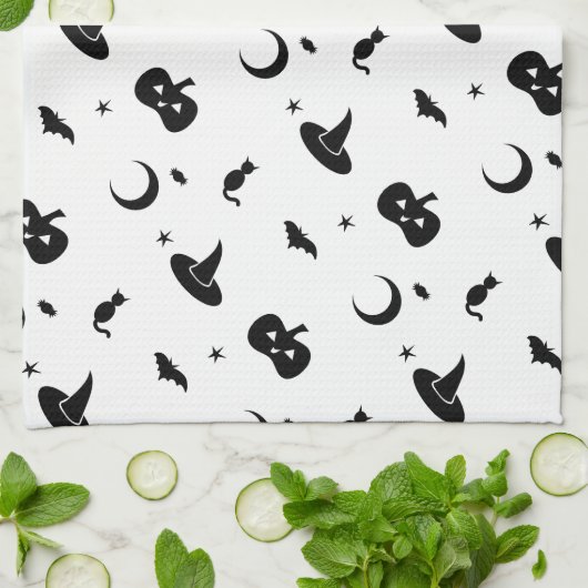 Halloween Kitchen Towel Theedoek (Gevouwen)