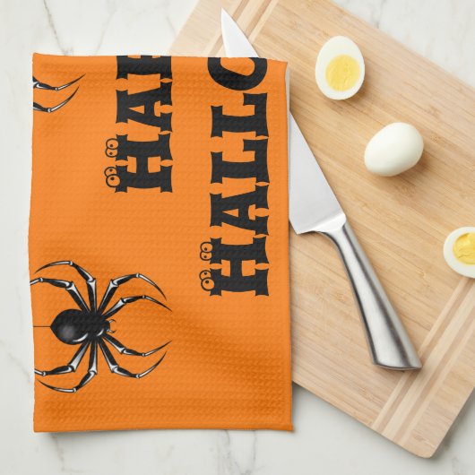 Halloween Kitchen Towel Theedoek (Quarter Fold)
