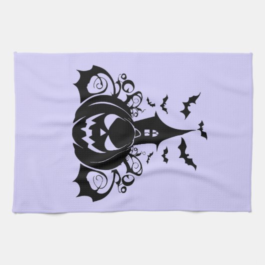 Halloween Kitchen Towel Theedoek (Horizontaal)