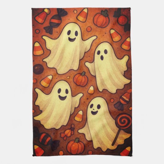 Halloween Kitchen Towel Theedoek (Verticaal)