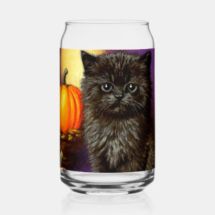 Halloween kitten Blikvorm Glas