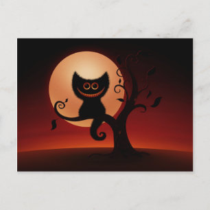 Halloween Kitten Briefkaart