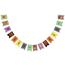 Halloween Kitten bunting banner
