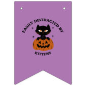 Halloween Kitten bunting banner (Derde vlag)