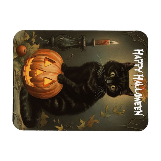  Halloween Kitten Flexible Magnet Magneet (Horizontaal)