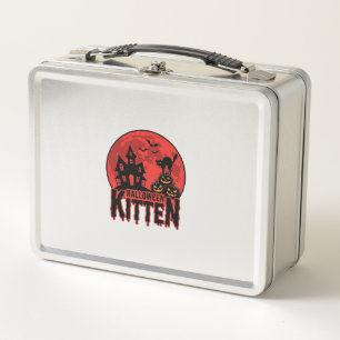 Halloween Kitten Geheime Huis Kat Grafisch_1