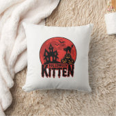 Halloween Kitten Geheime Huis Kat Grafisch_1 Kussen (Deken)