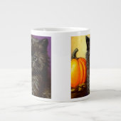 Halloween kitten Grote Koffiekop (Voorkant)