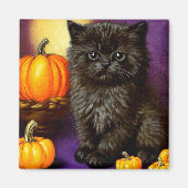  Halloween kitten Magneet (Voorkant)