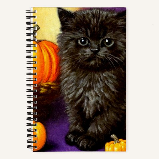  Halloween kitten Notitieboek (Voorkant)