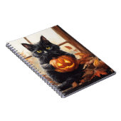 Halloween Kitten Notitieboek (Rechterzijde)