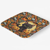 Halloween Kitten Papieren Bordje (Gebogen)