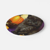Halloween kitten Papieren Bordje (Gekanteld)
