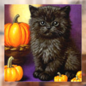  Halloween kitten Raamsticker (Vel 2)