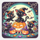 Halloween Kitten stickers (Voorkant)
