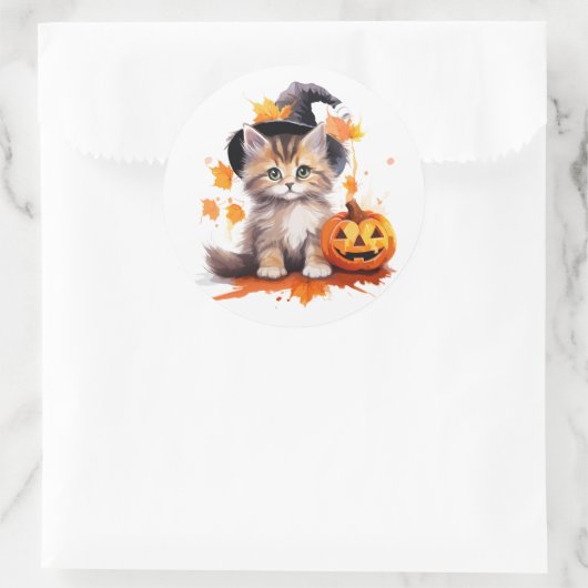 Halloween Kitten Stickers (Tas)