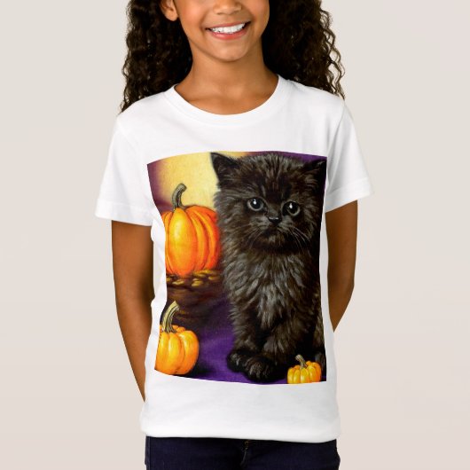 Halloween kitten T-shirt (Voorkant)