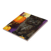 Halloween kitten Tegeltje (Zijkant)