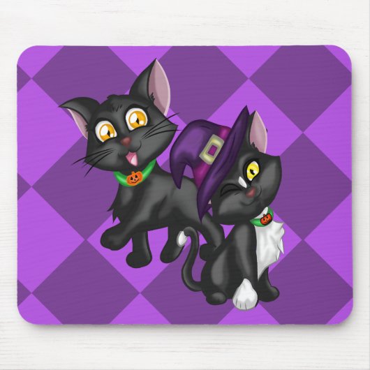 Halloween Kittens Muismat (Voorkant)
