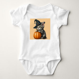 Halloween Kitty Heks, Kitten Heks, Halloween Kat Romper