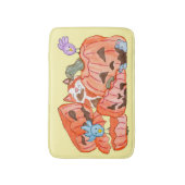 Halloween Kitty & SMashed Pumpkins Badmat (Voorkant Verticaal)