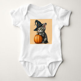 Halloween Kitty Witch, Kitten Witch, Halloween Cat Romper