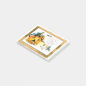 Halloween Kitty zit in Jack O Lantern Post-it® Notes (Schuin)