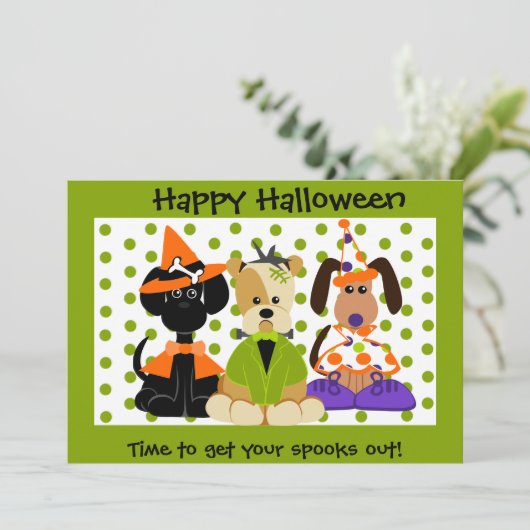 Halloween Klant Bedankt (Staand voorkant)