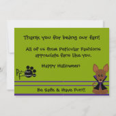 Halloween Klant Bedankt (Achterkant)