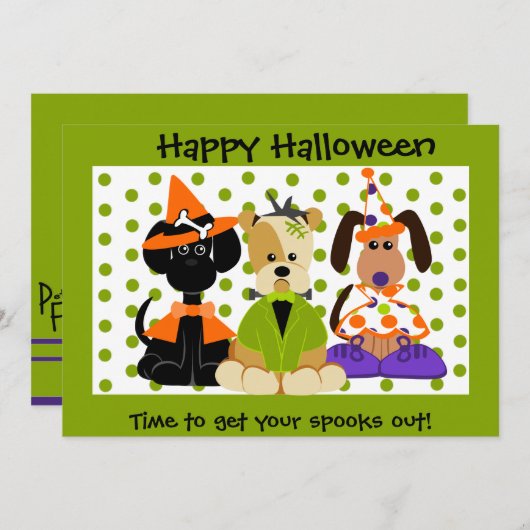 Halloween Klant Bedankt (Voorkant / Achterkant)