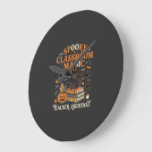 Halloween Klaslokaal Magie Grote Klok (Hoek)