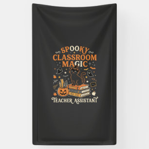 Halloween Klaslokaal Magie Spandoek
