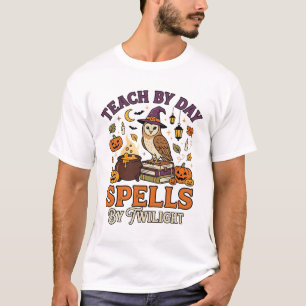 Halloween Klaslokaal Maneschijn Magie T-shirt
