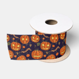 Halloween, klassiek, pompoen, , eng, schattig satijnen lint