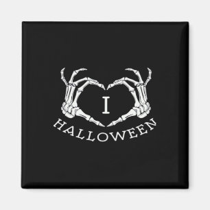 Halloween! Klassiek - Skelet Handen Hart Magneet