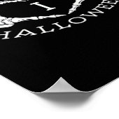 Halloween! Klassiek - Skelet Handen Hart Poster (Hoek)