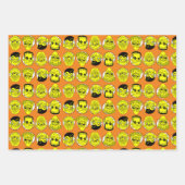 Halloween klassieke film monsters inpakpapier (Voorkant 2)