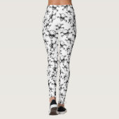 Halloween-kleding - schedel en kruisbeenderen Spoo Leggings (Achterkant)