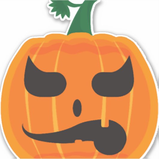 Halloween Kleding Sticker (Voorkant)