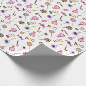 Halloween Kleine boe Cadeaupapier (Hoek)
