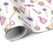 Halloween Kleine boe Cadeaupapier (Rol Hoek)