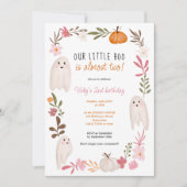 Halloween kleine boo Geesten Schattige kinder 2e v Kaart (Voorkant)