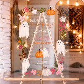 Halloween kleine boo Geesten welkom baby shower Acryl Bord