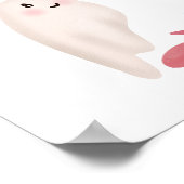 Halloween kleine boo Geesten welkom baby shower Poster (Hoek)