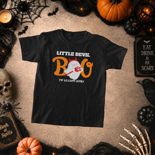 Halloween Kleine Duivel Boo Jongen Familie Matchin T-shirt