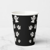 Halloween: Kleine Geister - Papieren Bekers (Links)