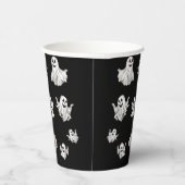 Halloween: Kleine Geister - Papieren Bekers (Rechts)
