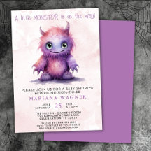 Halloween Kleine Monster Meisje Baby shower