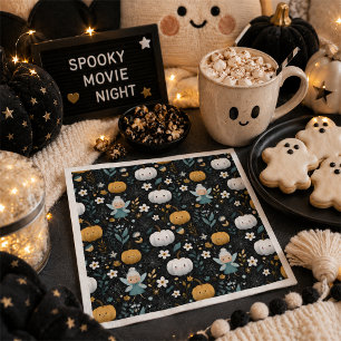 Halloween Kleine Pompoen Fee Cute Baby Shower Servet